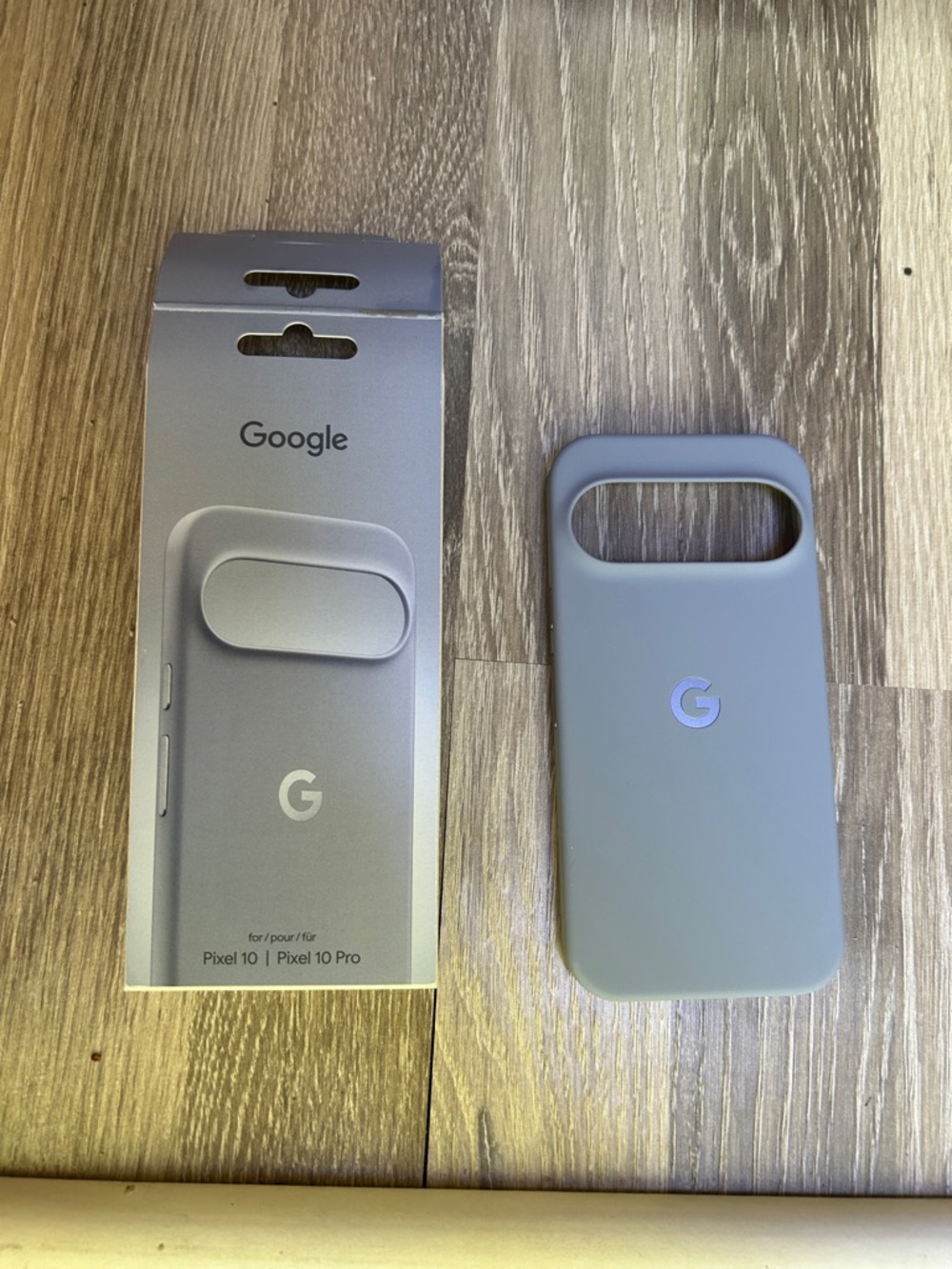 google Pixel 10/10 Pro Silicone Case in Foggy Lavender